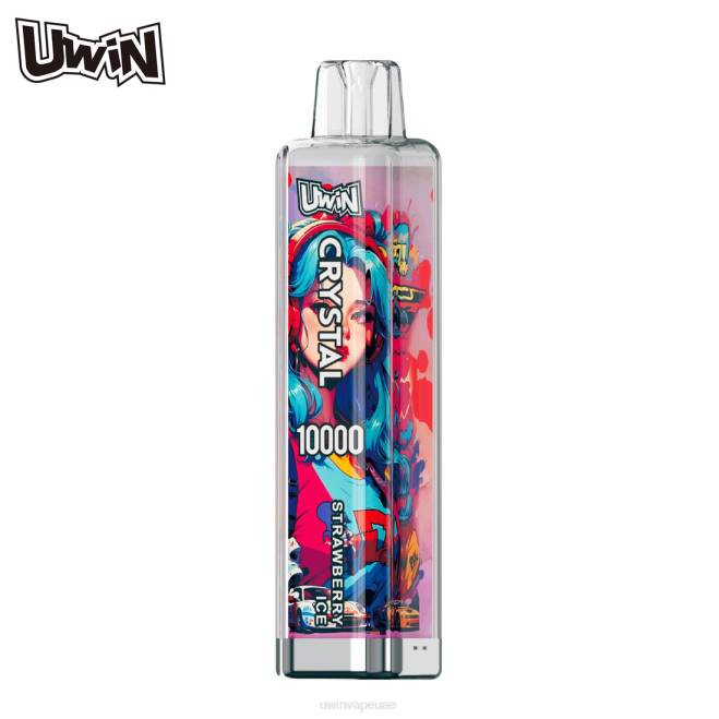 Uwin Vape UAE جليد الفراولة | UWIN CRYSTAL 10000 سيجارة يمكن التخلص منها 88689