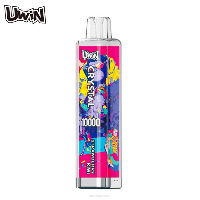Uwin Vape سيجارة إلكترونية كيوي فراولة | UWIN CRYSTAL 10000 سيجارة يمكن التخلص منها 886811