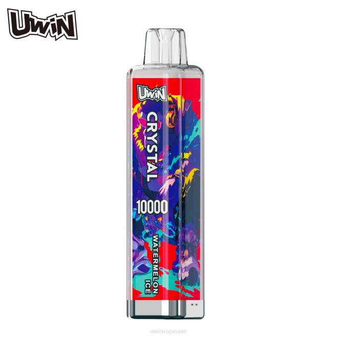 Uwin Vape قابلة لإعادة الشحن ثلج البطيخ | UWIN CRYSTAL 10000 سيجارة يمكن التخلص منها 88685