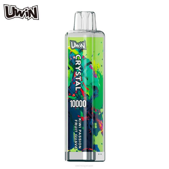 Uwin Vape نكهة كيوي باشن فروت جوافة | UWIN CRYSTAL 10000 سيجارة يمكن التخلص منها 88688
