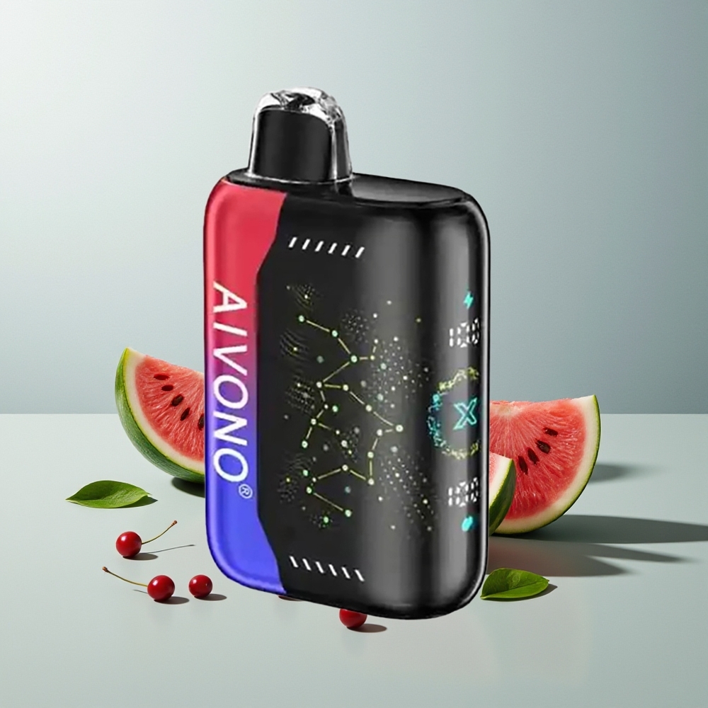 Aivono Aim Boom 25000 بطيخ مثلج بالكرز مع شبكة 1.2 أوم وشحن Type-C