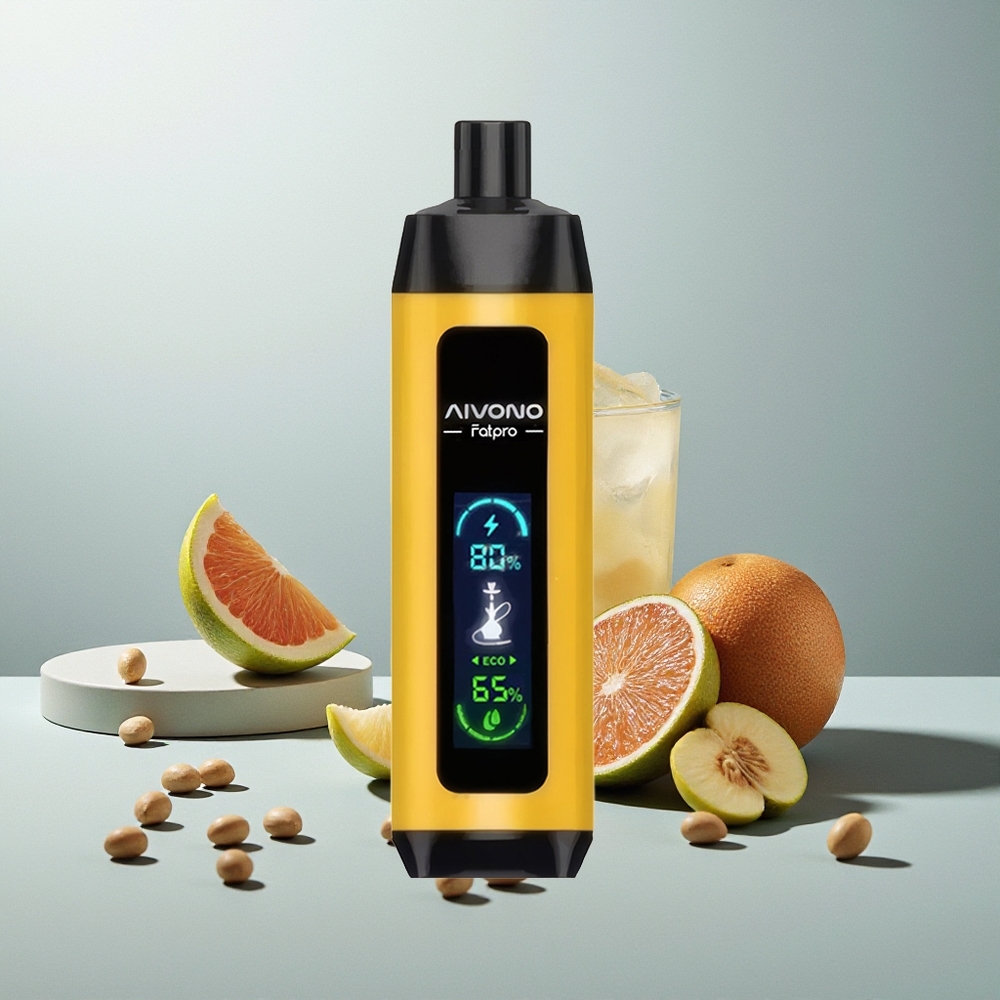 Aivono Aim Fatpro 22000 لوش آيس بنكهات طبيعية وصناعية مع خلية شبكية 0.6 أوم