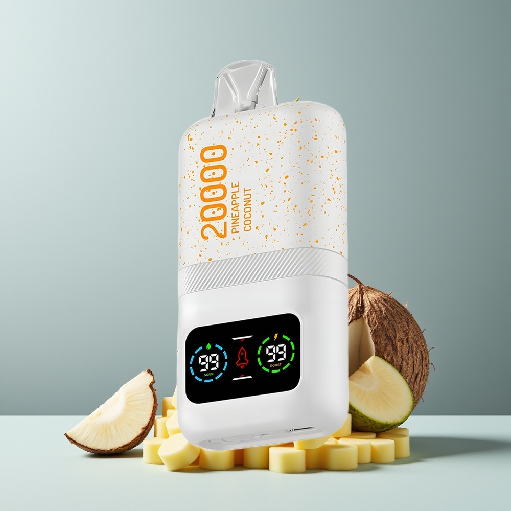 Aivono Aim Magic 20000 أناناس جوز هند مع ملفين مزدوجين وشاشة إل سي دي