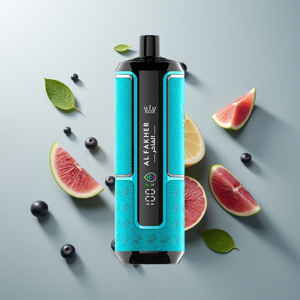 Al Fakher Crown Bar 15K Hypermax "عصير الكشمش الأسود المثلج مع سعة 22 مل وبطارية 600 مللي أمبير"