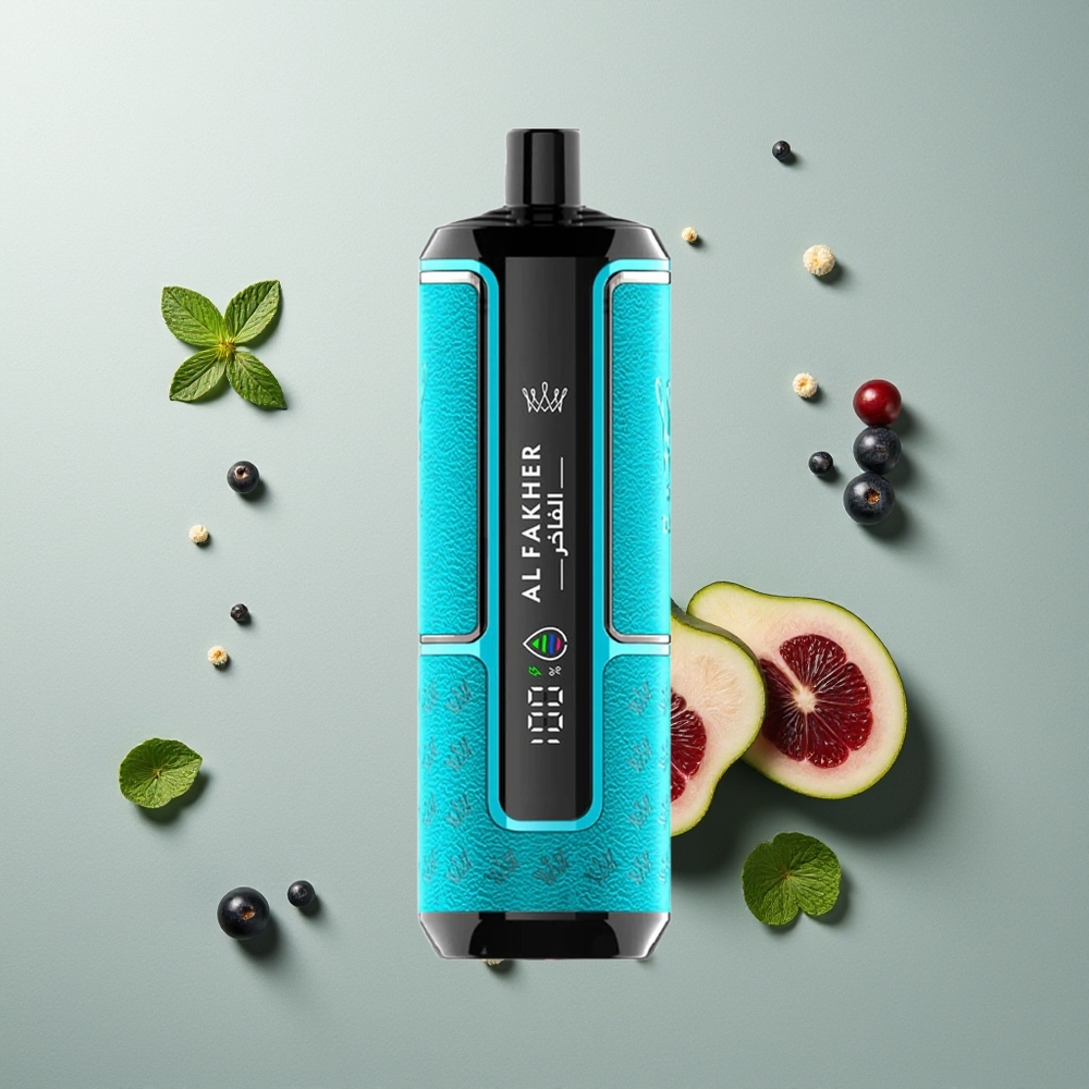 Al Fakher Crown Bar 15K Hypermax النعناع الكشمش مع سعة 22 مل وبطارية 600 مللي أمبير