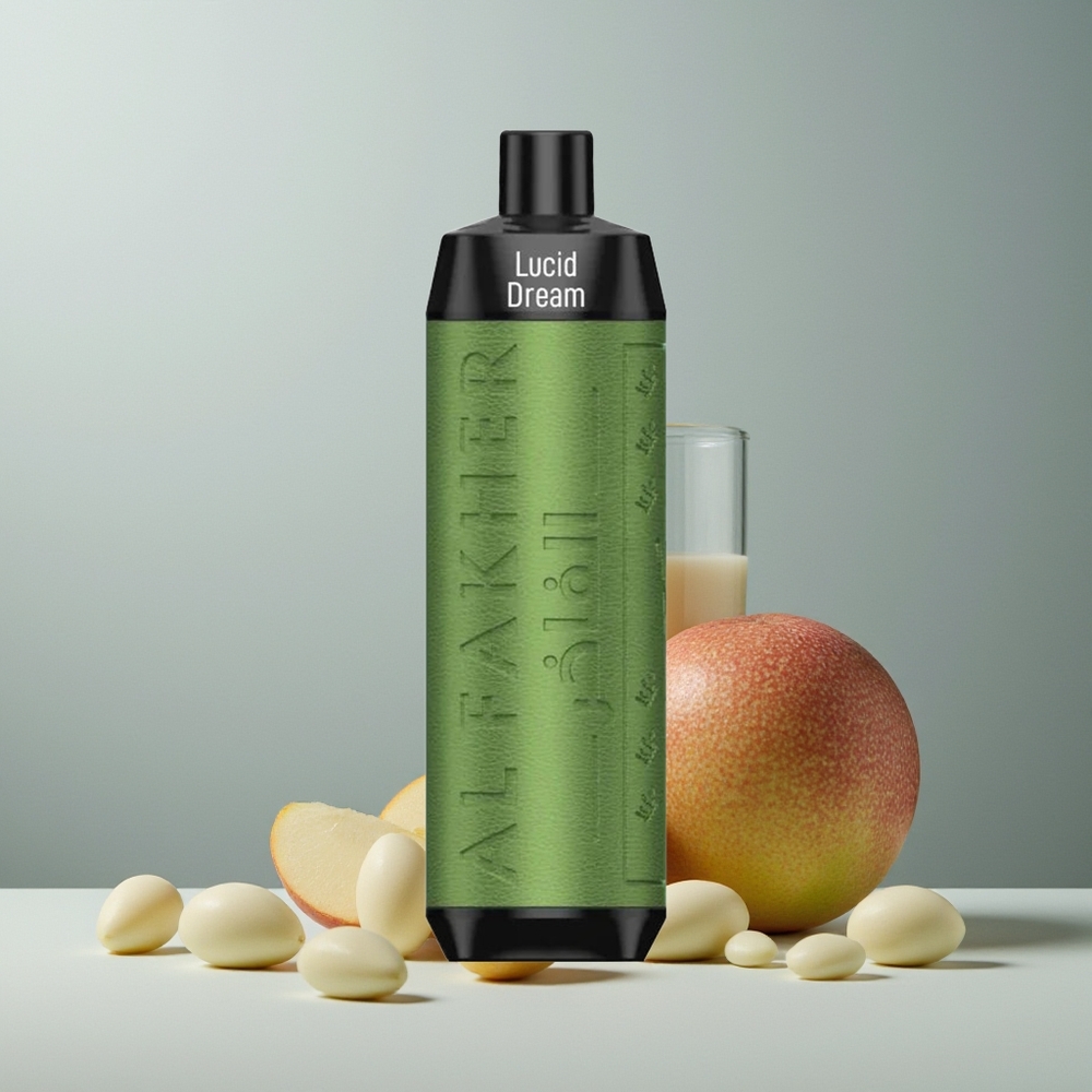 Al Fakher Crown Bar 8000 Crystal حلم صافي مع شحن نوع سي وسعة 18 مل