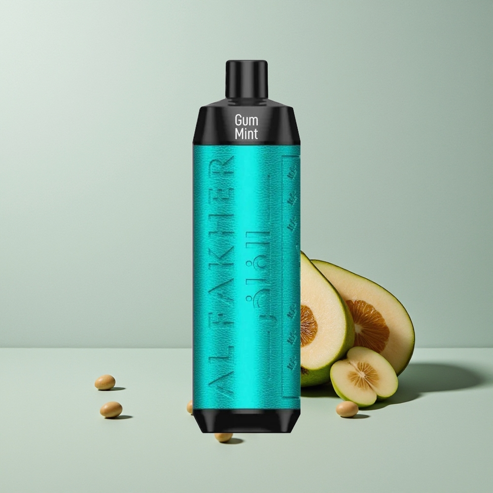 Al Fakher Crown Bar 8000 Crystal علكة النعناع البلورية مع شحن USB-C وسعة 18 مل