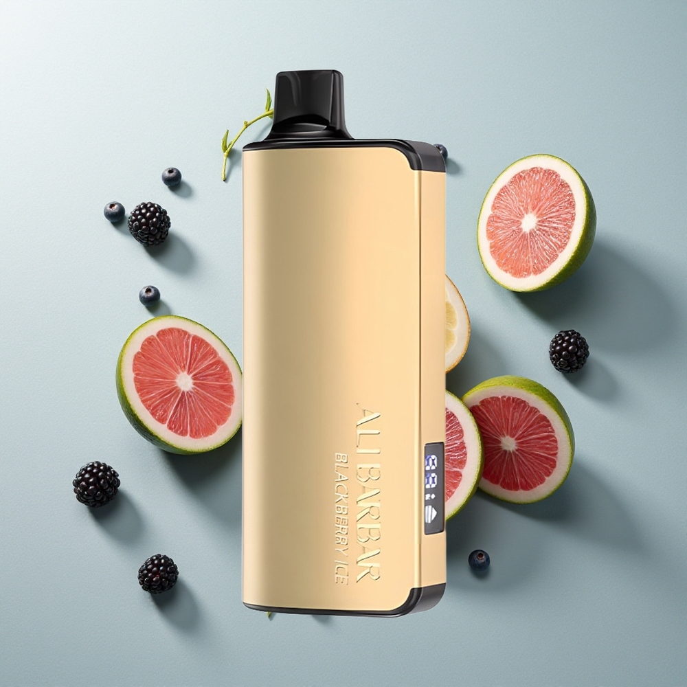 Alibarbar Ingot 9000 توت العليق الجليدي 22 مل 2350 مللي أمبير