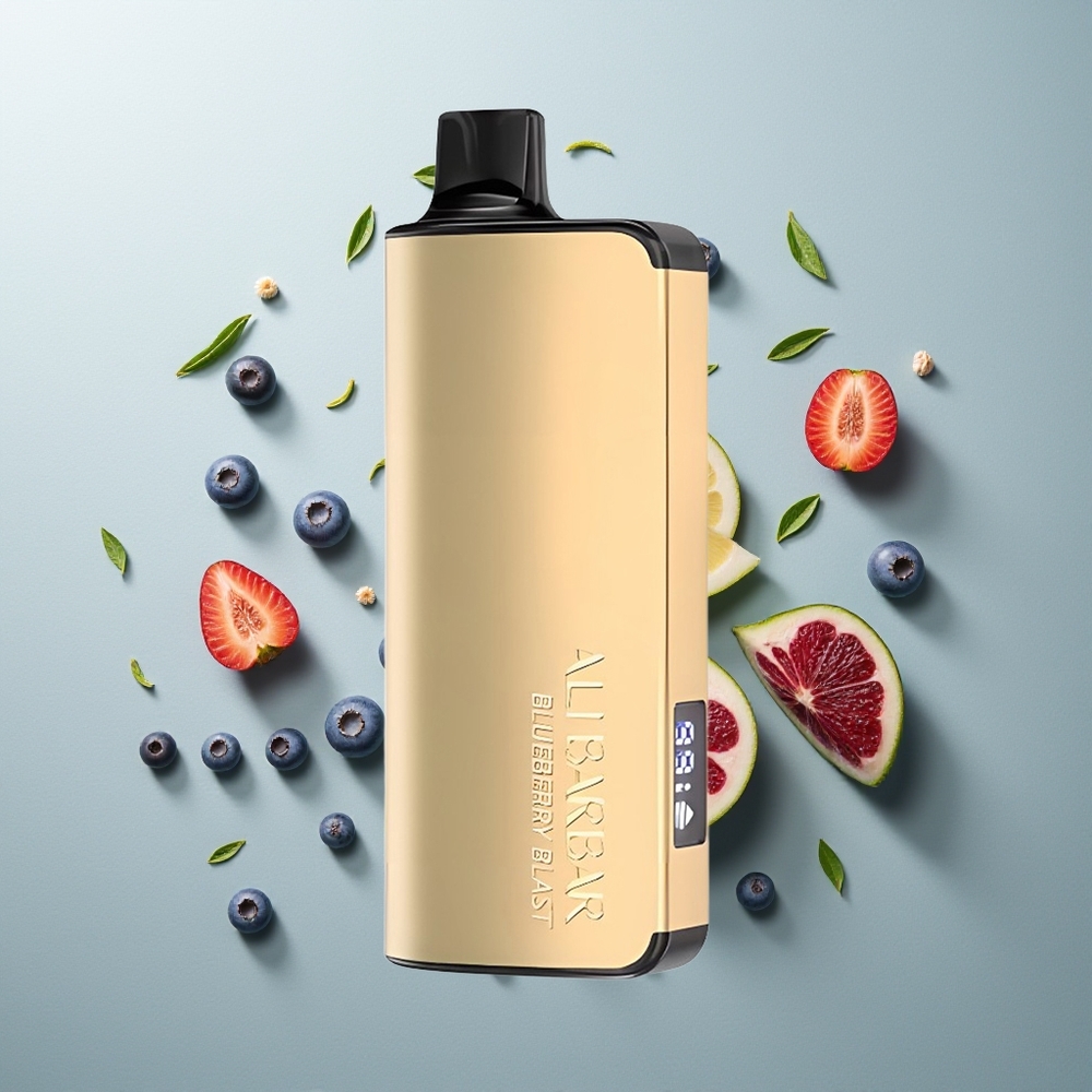 Alibarbar Ingot 9000 انفجار التوت الأزرق بسعة 22 مل و 2350 مللي أمبير