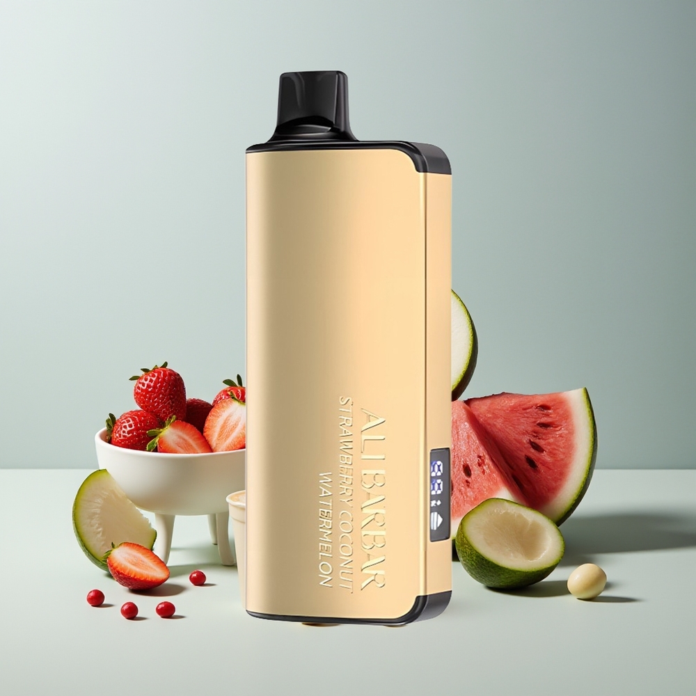 Alibarbar Ingot 9000 فراولة جوز الهند بطيخ 22مل 2350مللي أمبير