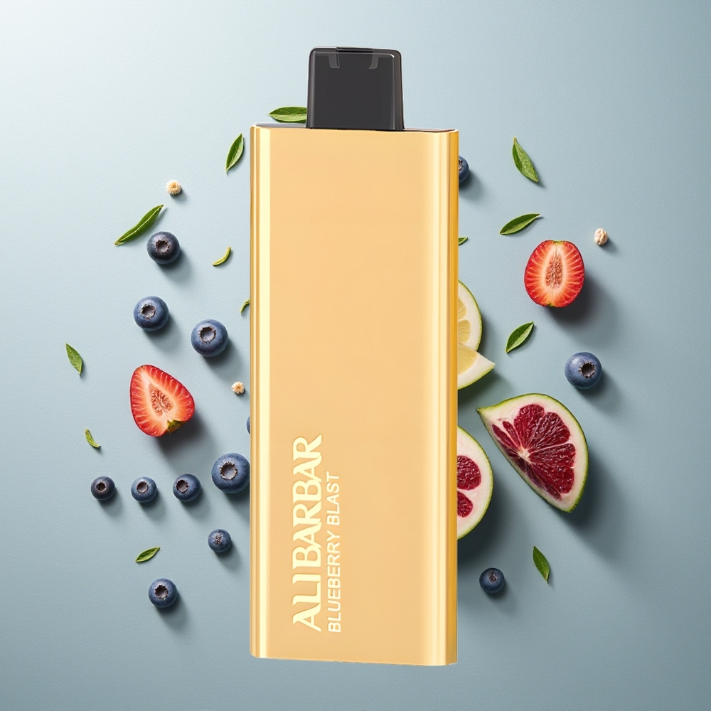 Alibarbar Pandora 7000 انفجار التوت الأزرق مع 17 مل و 1.0 أوم