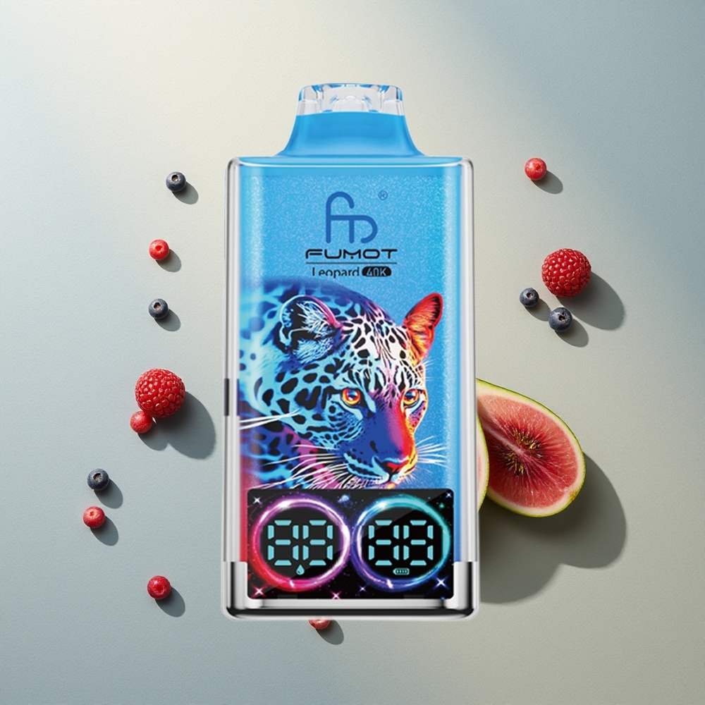 Fumot Leopard 40K توت مختلط بنسبة 3% مع شحن نوع سي