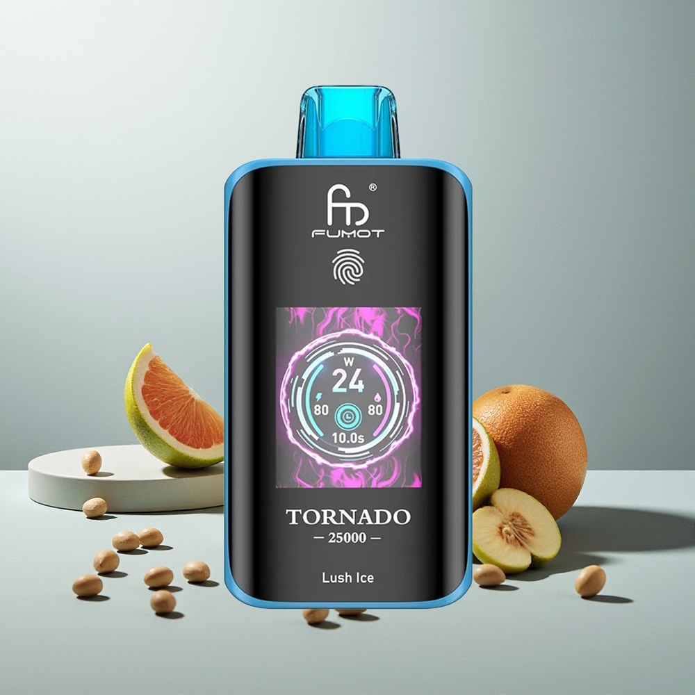 Fumot Tornado 25000 لوش آيس شاشة عالية الدقة بطارية قابلة للشحن