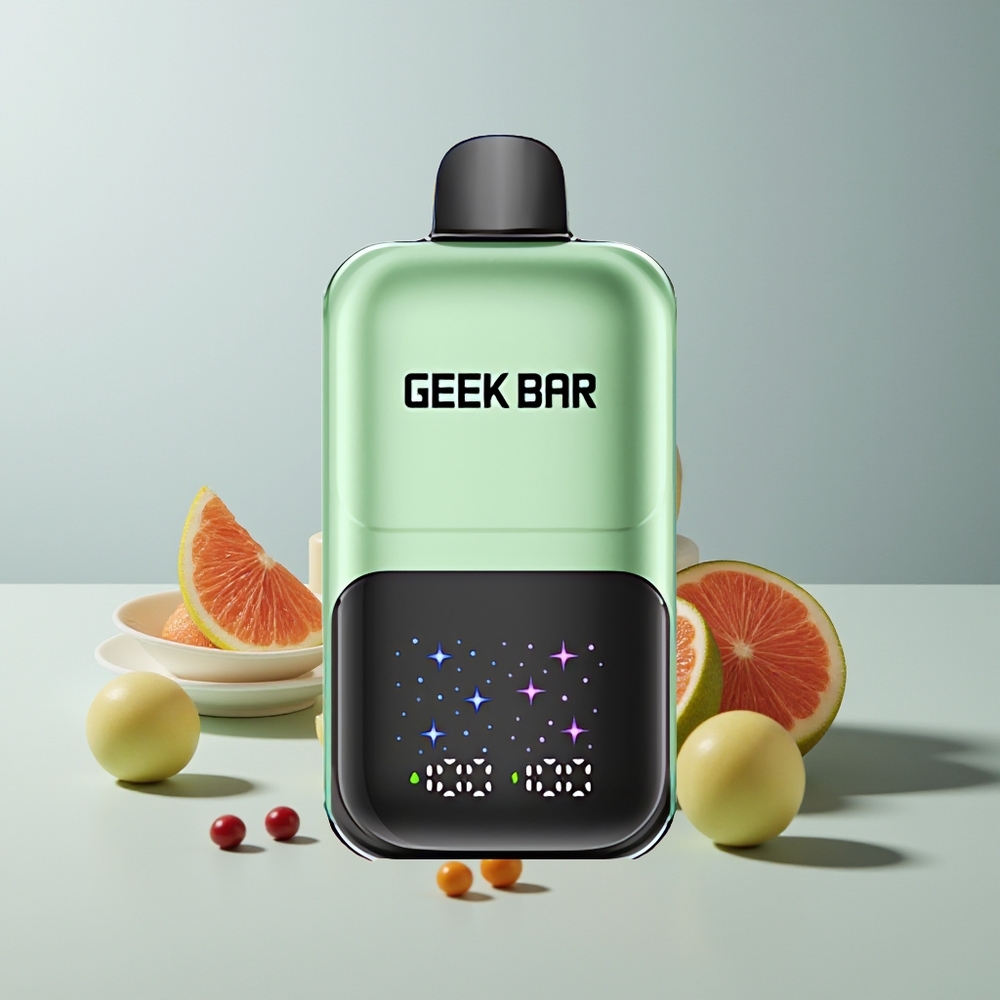 GEEK BAR 2GO 20ml 50000 حلوى حامضة وفواكه حامضة - شاشة كبيرة تفاعلية - بطارية قابلة للشحن