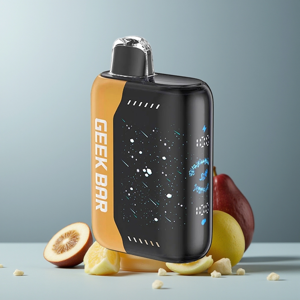 GEEK BAR Pulse X 25000 جيك بار بولس إكس إيديشن سلوش مع شاشة منحنية ثلاثية الأبعاد وشحن يو إس بي نوع سي