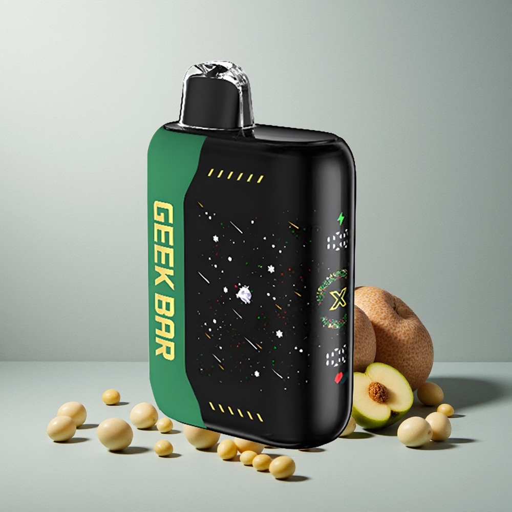 GEEK BAR Pulse X 25000 جيك بار بولس إكس نسخة عيد الميلاد بشاشة منحنية ثلاثية الأبعاد وشحن USB نوع سي