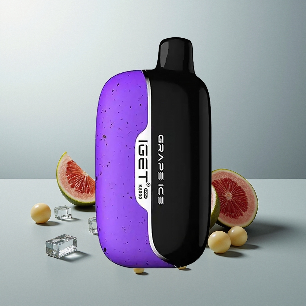 IGET Moon K5000 عنب الجليد - ٨١.٥ جرام - ٤٩.٥×٢٥.٣×٩٩.٤ مم