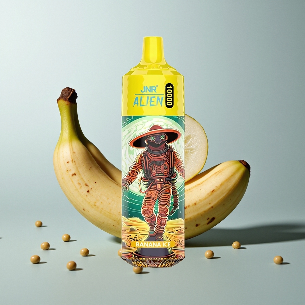 JNR Alien 10000 آيس الموز مع شاحن سريع نوع سي وضوء إل إي دي