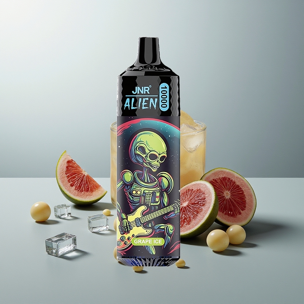 JNR Alien 10000 عنب الجليد مع LED وشاحن سريع