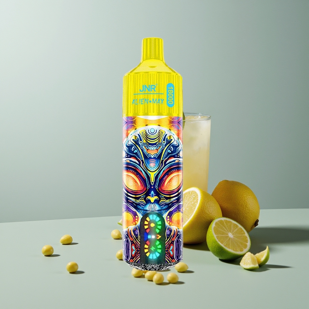 JNR Alien Max 18000 ليمون ولايم - شاشة ذكية وشحن سريع