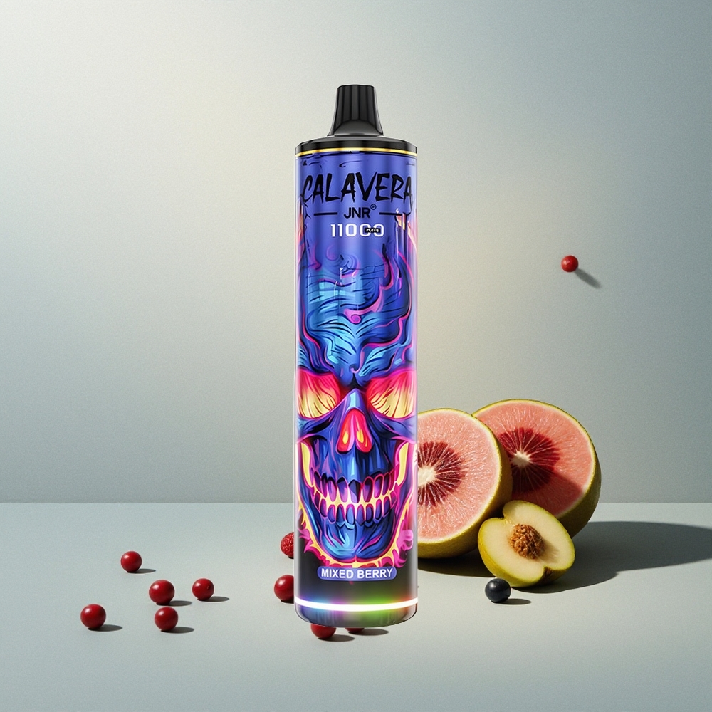 JNR Calavera 11000 "توت مشكل مزيج مع شحن نوع-سي و سعة 21 مل"