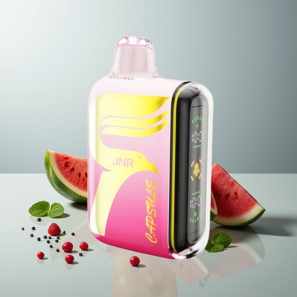 JNR Capsule 15000 فراولة بطيخ مثلج بشاشة ذكية وشحن سريع