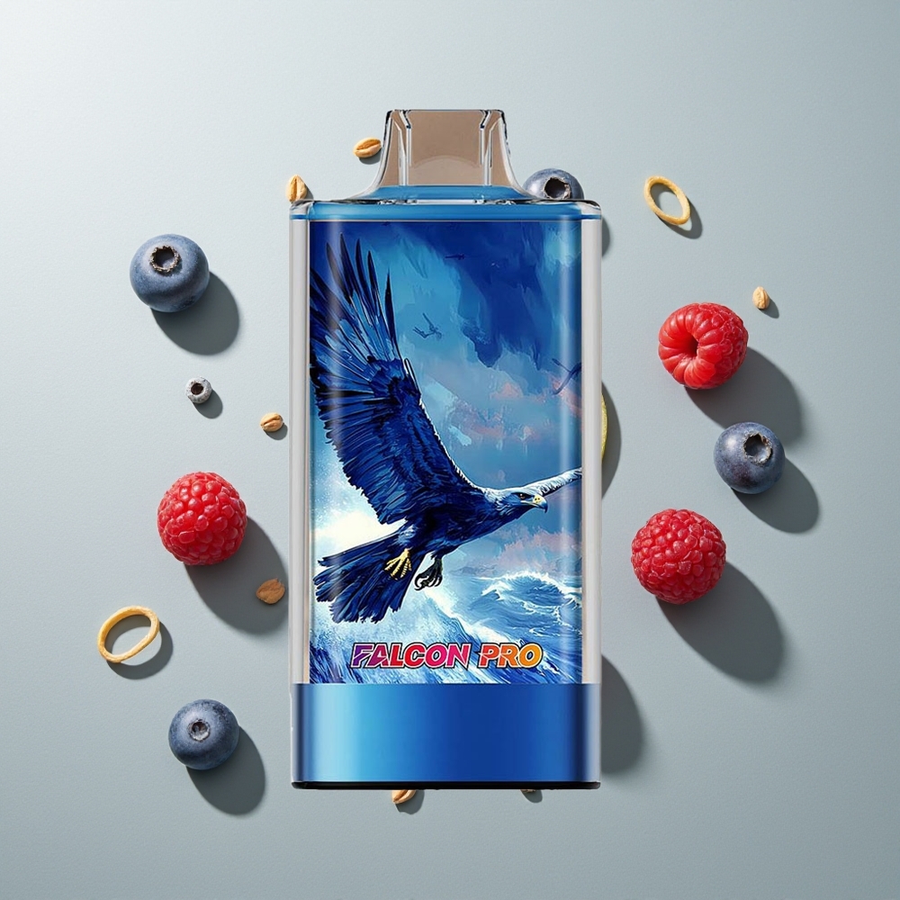 JNR Falcon Pro 28000 توت أزرق حامض التوت مع شاشة ذكية وشحن USB Type-C
