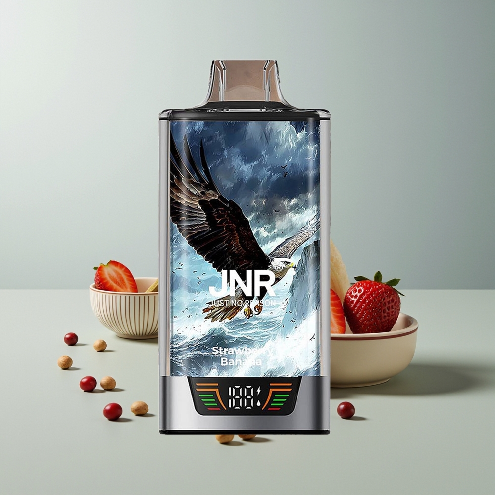 JNR Falcon Pro 28000 فراولة موز مع شاشة ذكية وشحن USB Type-C