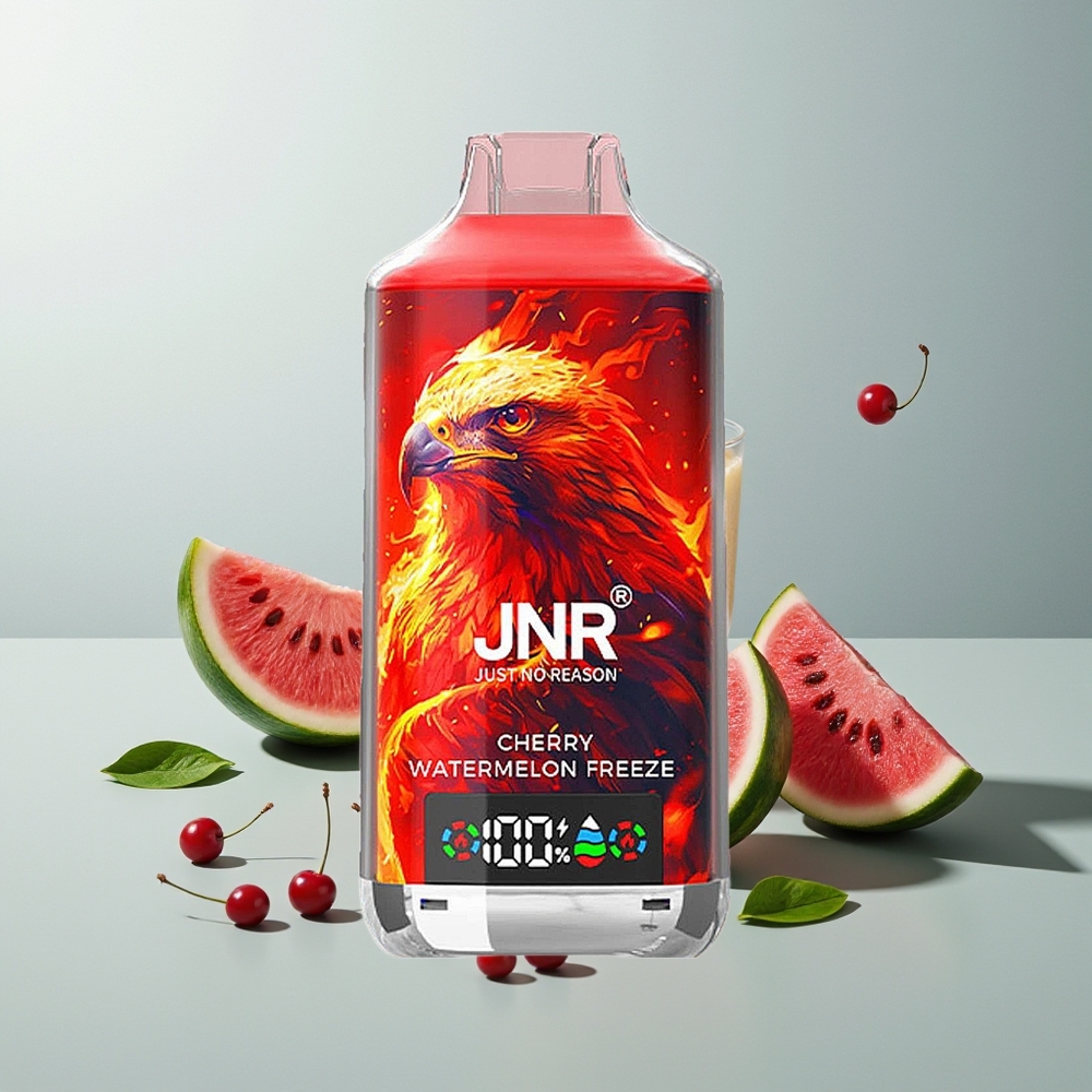 JNR Falcon X 18000 مشروب البطيخ الكرزي المجمد مع شحنة سريعة نوع سي ومللي 24