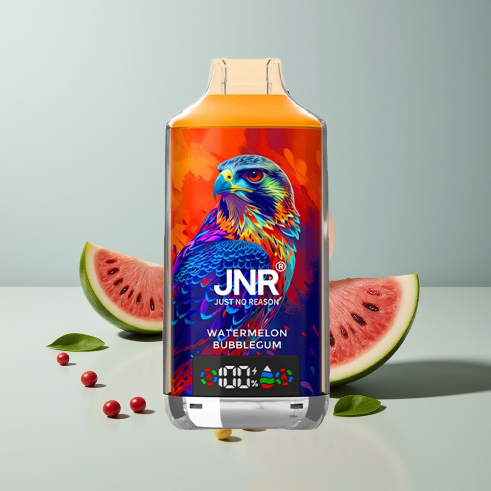JNR Falcon X 18000 بطيخ علكة فقاعية - 750 ملي أمبير - 24 مل
