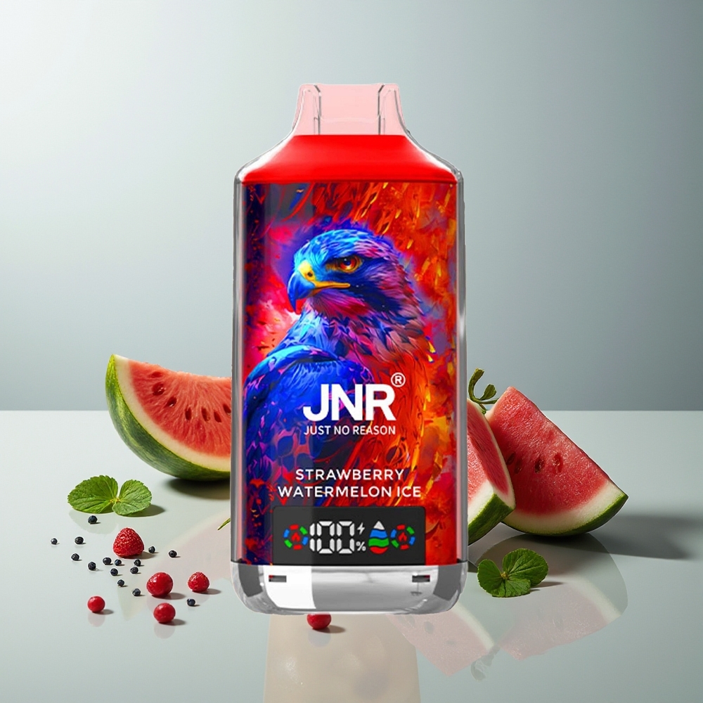 JNR Falcon X 18000 فراولة بطيخ مثلج بشحن سريع ونيكوتين متعدد