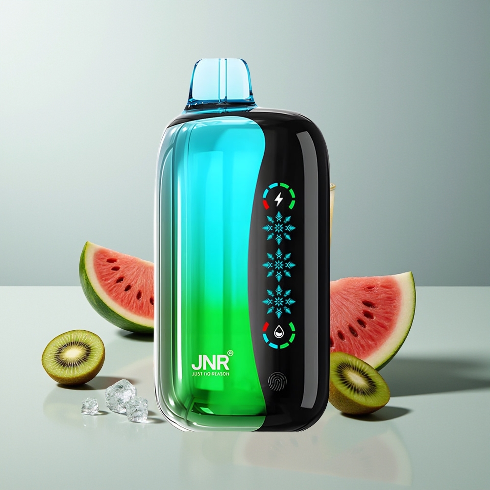 JNR Flex Ice 21000 كيوي بطيخ مثلج مع شاشة تعمل باللمس ونسبة نيكوتين 5%