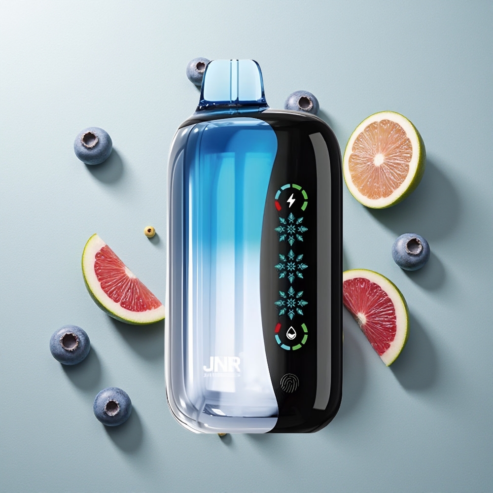 JNR Flex Ice 21000 تُوتٌ أزْرَقٌ مُثَلَّجٌ بِشِحْنٍ سَرِيعٍ وَهَوَاءٍ قَابِلٍ لِلتَّعْدِيلِ