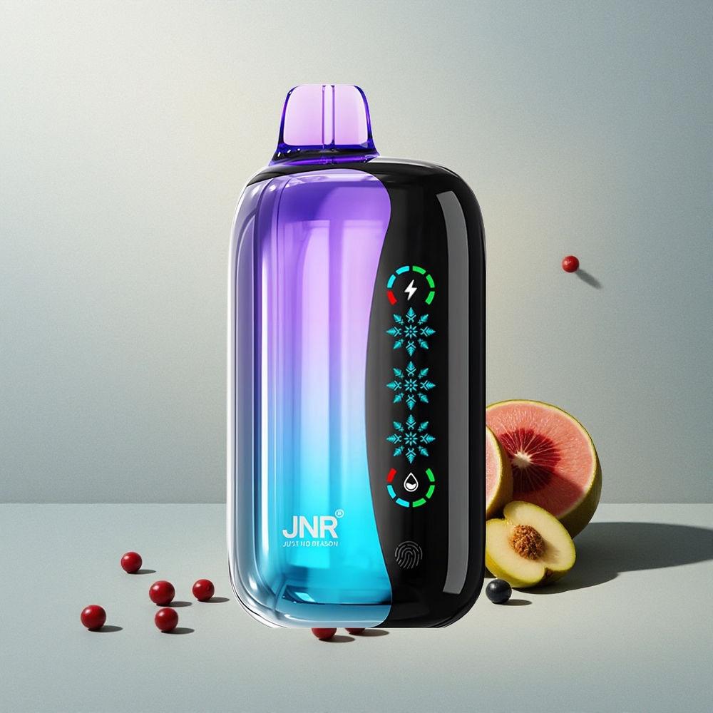 JNR Flex Ice 21000 عنب التوت المثلج المزدوج بقابليّة التعديل وشاشة اللمس
