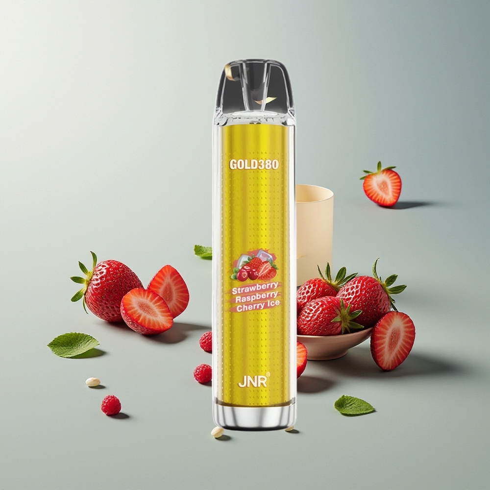 JNR Glod380 6000 فراولة توت العليق مع بطارية 1500 مللي أمبير وملف شبكي 1.0 أوم