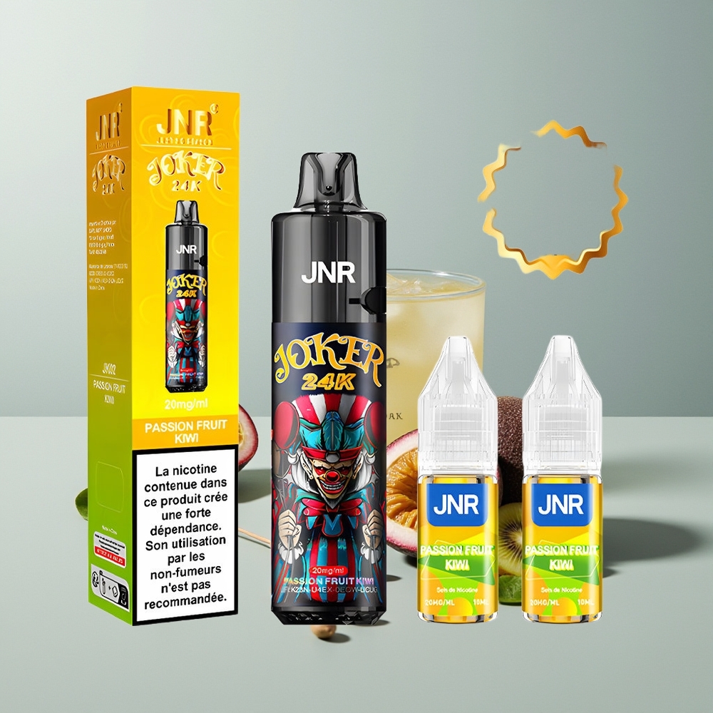 JNR Joker 24K فاكهة العاطفة الكيوي بطارية 800 مللي أمبير وشحن Type-C