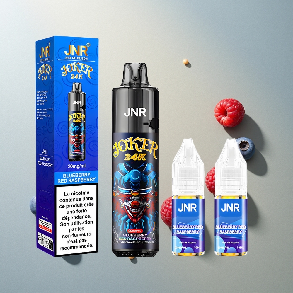 JNR Joker 24K التوت الأزرق التوت الأحمر مع بطارية 800mAh وشحن Type-C