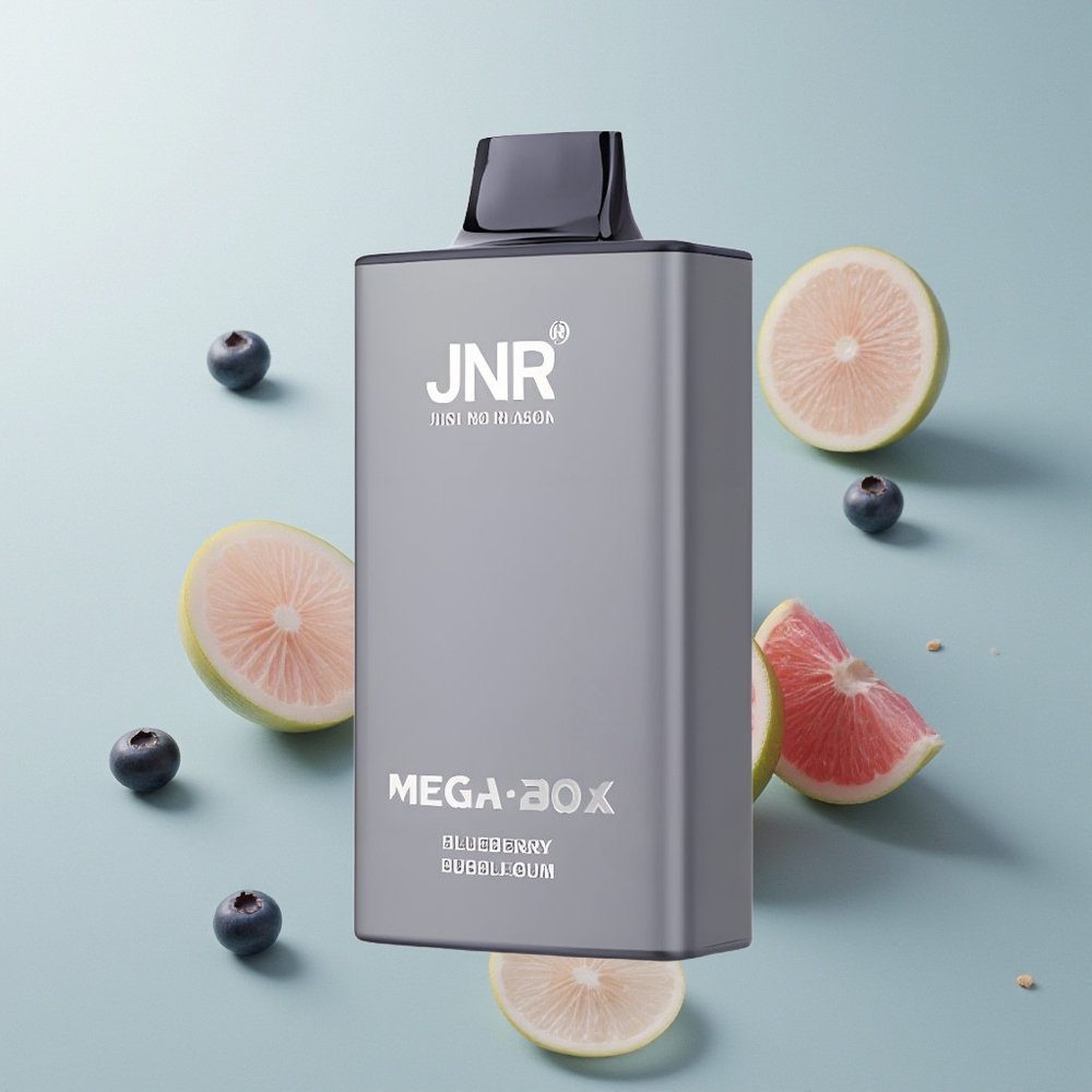 JNR Mega Box 25000 علكة التوت الأزرق مع شحن سريع وبطارية 850 مللي أمبير