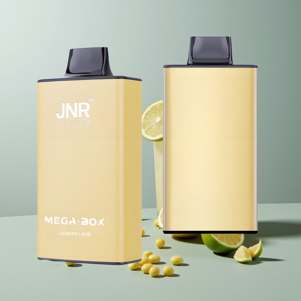 JNR Mega Box 25000 ليمون & لايم مع Dual Mesh Coil و Type-C