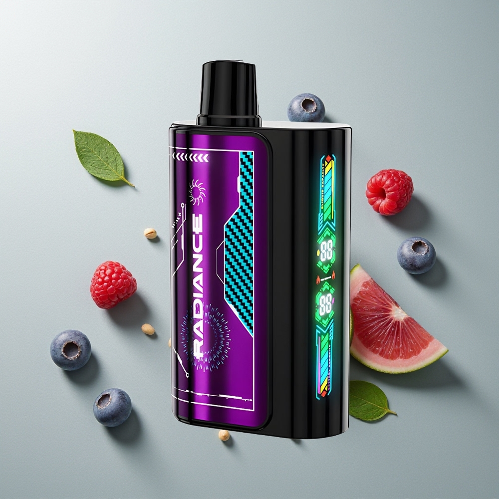 JNR Radiance 31000 توت أزرق حامض التوت مع شاشة ذكية وشاحن نوع سي