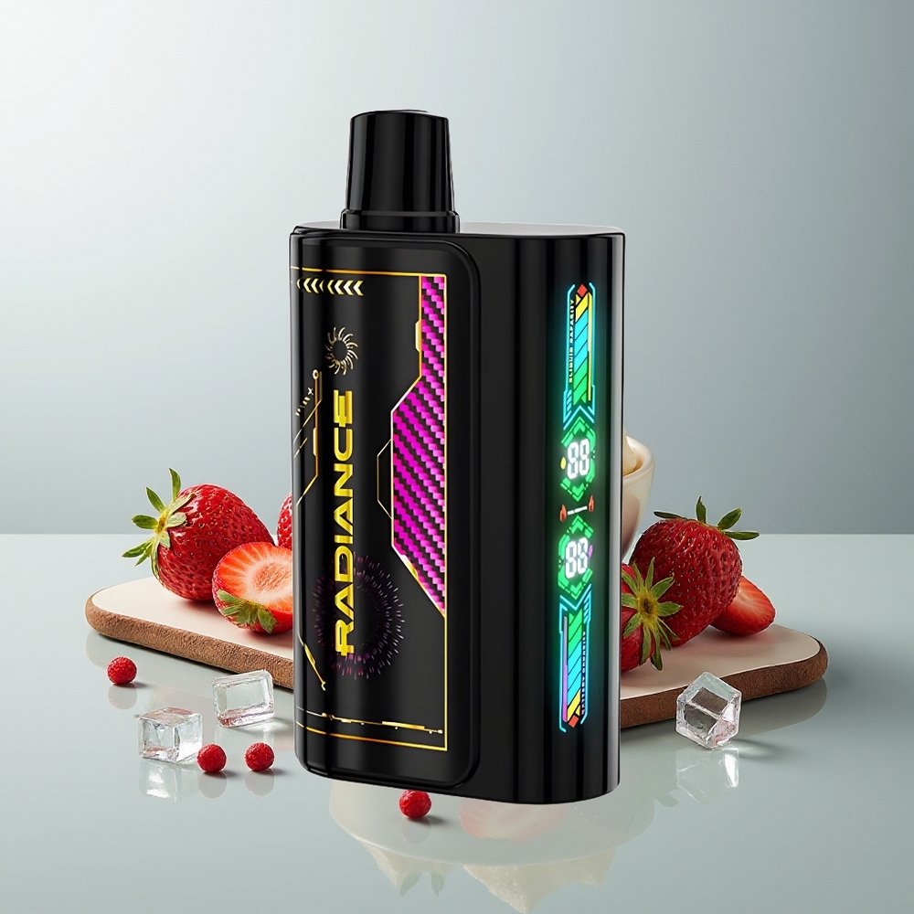 JNR Radiance 31000 آيس كريم الفراولة مع شاشة ذكية وملف مزدوج