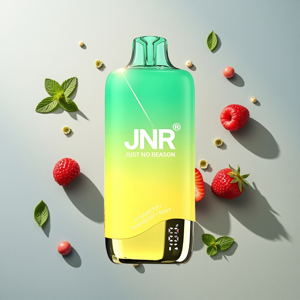 JNR Rainbow 10500 فراولة توت نعناع بطارية 600 مللي أمبير وخزان 18 مل
