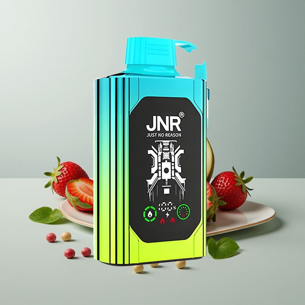 JNR Shisha Hookah Box 20500 فراولة كيوي شاشة عالية الدقة وشحن سريع نوع سي