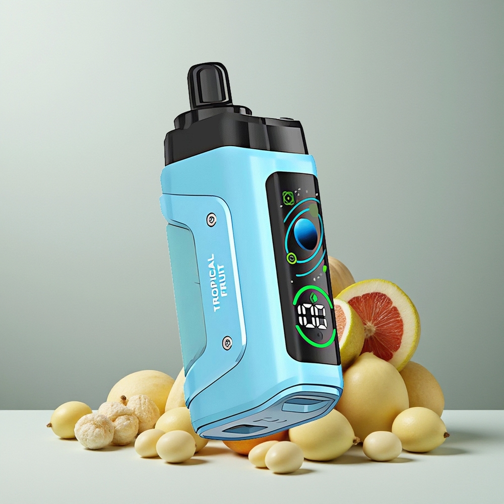 Razz Bar 45000 فاكهة استوائية مع شبكة 1.0 أوم وبطارية 650 مللي أمبير