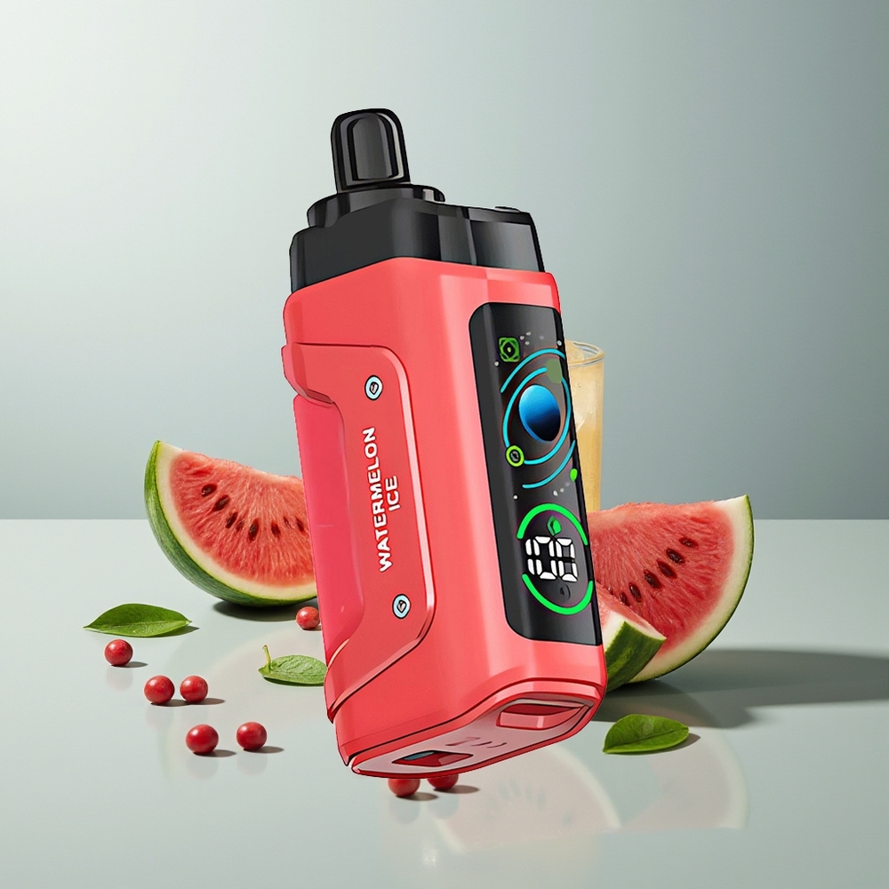 Razz Bar 45000 بطيخ مثلج بشبكة 1.0 أوم وبطارية 650 مللي أمبير