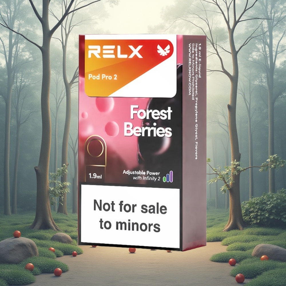 Relx Pod Pro 2 Vape Device تُوت البَرِّيّ بِوَضعِيَّاتِ الثَّلَاثِ وَعُبُوَّةِ الثَّنَاءِ
